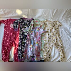 9-12 month girls Colorful Kids Pajama Set